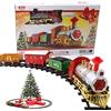 Ding Yongliang Trenino elettrico ，Trenino Natale con Luci e Suoni per Natale Decorazioni Trenino di Decor Casa Regali figlio adulto/Funzionamento a batteria