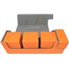 docsmagic.de Premium Magnetic Tray Long Box Orange Medium + 3 Flip Boxes - Orange