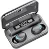 MATERYCA Auricolari Bluetooth Cuffie Senza Fili Wireless Auricolare Cuffie Bluetooth Cuffie Wireless TWS 5.0 con Display a LED Cuffie Stereo 8D HiFi con Power Bank