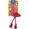 Vitakraft Safari fenicottero, gioco per cane, peluche per cane, con squeaker, in corda (1 pz)