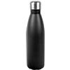 axentia Thermos con coperchio, borraccia in acciaio inox, colore nero, ca. 500 ml