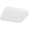 Eglo Pogliola - Lampada da soffitto a LED, con interruttore DIP, cucina, in metallo e plastica bianchi, bianco caldo, neutro, freddo, 28 x cm