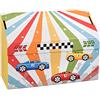 Unbekannt Gioco Set in Valigetta con Set Puzzle, Racing, ca. 23 x 10 x 30 cm