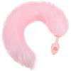 ANGKKY Plug Anale a Coda di Volpe,Coda Soffice Rosa da 16 inch,Cat Claw Butt Plug, Sex Toys Anali in Silicone,Sexy e Carino, Cosplay,Gioco di Ruolo Erotico,Giocattolo Anale per Adulti,Donne,Uomini Coppia