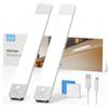 LROLTEF Luce LED Sottopensile Cucina 30CM 2200mAh 4000K Luci con Sensore di Spostamento Sensore di Movimento Armadio Lampada Dimmerabile per Cucina Scale Soggiorno Camere da Letto 2P