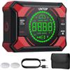 XUNTOP Digital Level Box Laser Digitale 3 in 1, Inclinometro Magnetico Ricaricabile con Livella a Croce, 4x90° e 2x180° Campo Misura, Precisione ±0.1°, Display LCD, per DIY, Falegnameria, Costruzione