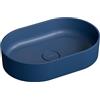 Omnires OVOUNMB, Lavabo da appoggio OVO M+, Midnight blue