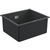 Grohe K700U Lavello in Materiale Composito Sottotop, Vasca Singola, Granite Black, 45.7 x 40.6 cm