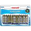 Maxell 723472 Batteria alcalina pronta per l'uso a lunga durata e affidabile AAA Cell 16-Pack con alta compatibilità