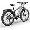 cysum Bici Elettrica MTB, 27.5 Pollici Bicicletta Elettrica Montagna Adulti, Mountain Bike Elettrica Fuoristrada, Pedalata Assistita Ebike, li-batteria 48V 14Ah Gamma 75-85 Km, Freno Disco Idraulico