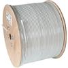 Axing SKB09403 cavo coassiale 500 m Bianco