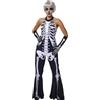 RUB Costume scheletro donna taglia unica - halloween adulto