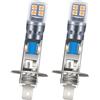 Ruiandsion H1 Lampade a LED per Fari Antinebbia 12V Super Luminose 3030 8SMD LED per Luci DRL Auto, Giallo (Confezione da 2)