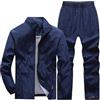 Meaunzyl Set Di Tuta Da Uomo Felpa Uomo Senza Cappuccio Due Pezzi Giacca E Pantalone Set Uomo Track Suit Tuta Taglie Forti Tuta Da Ginnastica Uomo In Cotone Training Fitness Con Cappuccio