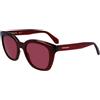 FERRAGAMO Occhiali da Sole Ferragamo SF2000S 616 TRANSPARENT RED 52/21/145 Donna
