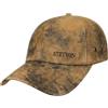 Stetson Rawlins Pigskin Baseball cap Uomo - Berretto Estivo Fibbia in Metallo, con Visiera Estate Estate/Inverno - Taglia Unica Marrone