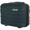 BARRENS Valis | Materiale ABS | Serratura a crittografia Valigia da viaggio | Compatibile con le compagnie aeree, Verde, Cosmetic Case - S