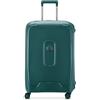 DELSEY PARIS - MONCEY MR (Materiale Riciclato) - Borsone rigido 69 cm x 47 cm x 28 cm - 72 L - L - Verde