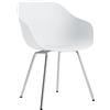 Hay - Poltrona About a chair - Bianco - Polipropilene riciclato - Designer Hee Welling