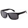 ADEWU Occhiali da sole polarizzati Uomini Donne UV400 Protezione Ultralight Guida Pesca Classico Rettangolare, Matt Black/Grey