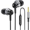 AESIGN Auricolari con Filo, In-ear Cuffie con Filo e Microfono, Cuffiette con Filo Suono Chiaro, Isolamento Acustico, Cuffie Jack 3.5 per Samsung, iphone, Tablet, iPad, MP3 e Altri Dispositivi da 3,5 mm