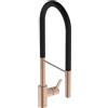 Ideal Standard - Gusto Miscelatore cucina, Semi Pro, con doccetta estraibile e due modalità di getto, bocca girevole a 360°, 6,3 l/min, facile da installare con fissaggio EasyFix+, Sunset Rose
