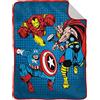 Jay Franco Marvel Comics Whoom 130 x 150cm Copridivano Lana Morbido Sherpa