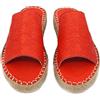 Bonateks FRRBTRLK100084, sandalo da donna, Red, 39 EU, rosso, 39 EU