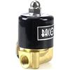 BACOENG AC 220V 1/4" Elettrico elettrovalvola Ottone Solenoid Valve per Acqua Aria Olio NC
