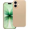 METAL CUSTODIA TPU SILICONE METAL COVER CASE PER APPLE IPHONE 17 GOLD
