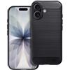 BCASE CUSTODIA B-CASE TPU SILICONE COVER CASE PER APPLE IPHONE 17 CARBON METAL BLACK