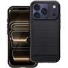 BCASE CUSTODIA B-CASE TPU SILICONE COVER CASE PER APPLE IPHONE 17 PRO MAX CARBON METAL BLACK