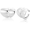 ALEXCRAFT Orecchini Donna Acciaio Inossidabile Piercing Finti Fake Piercing Ear Cuff Senza Buco Clip Cartilagine Huggie Ciliegia