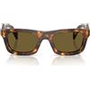 Prada Occhiali da Sole PRC06S 14L09Z Miele Tartarugato/Marrone Scuro Donna