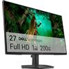 Dell 27 Monitor Gaming - SE2725HG, Full HD (1920x1080), 200Hz, Fast IPS, 1ms, AMD FreeSync Premium, 99% sRGB, VESA (100x100mm), DisplayPort, 2 HDMI, 3 Anni di Garanzia, Nero