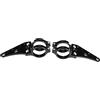 Yctze Staffa Per Faro Moto - Staffa Faro Moto - 2 Pezzi Staffa Supporto Faro In Alluminio Morsetti Forcella 35-43Mm