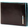 Piquadro Blue Square Portamonete con 4 Alloggiamenti per Carte di Credito, 12 cm, 0.43 litri, Mogano