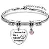 Tibond Bracciale Braccialetto da Donna L'amore tra Madre/Nonna/Zia e Figlia/Figlio/Nipote è Eterno Regalo di Compleanno per Madre Nonna Zia (ZIA)