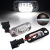 QKLsudua 2 pz LED Targa Lampada Compatibile con VW Golf MK3 1H1 Polo 3 Classic Va-riant Ca-briolet 1E7, Compatibile con Se-at Ibi-za 6K Cor-doba Va-rio