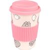 Grupo Erik Pusheen Tazza da Viaggio in Ceramica con Coperchio 400 ml | To Go, Merchandising Ufficiale Kawaii, Gatto Gadget, Idea Regalo per Fan
