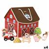 Woomax Playset Woomax Fattoria 9 Pezzi 4 Unità 19 x 18 x 19 cm