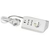 BTICINO Colore Bianco, CONFEZIONE 1 *** Bticino multipresa da scrivania prese bipasso presa tedesca e usb a+c