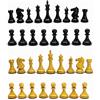 StonKraft - Scacchi in legno stile Staunton, motivo: scacchi, 10 cm King con regine extra