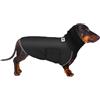 ARVOV Cappotti per bassotti, cappotto invernale per cani caldo e impermeabile, cappotto impermeabile per bassotti, abbigliamento impermeabile, cappotto per cani miniatura, impermeabili per cani piccoli