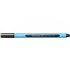 SCHNEIDER Penna a sfera Slider Touch, modello con cappuccio, XB, colore fusto: ciano nero