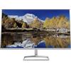 HP M27fq Monitor, Schermo IPS QHD 27", AMD FreeSync, Tempo Risposta 5ms Overdrive, Risoluzione 2560 x 1440p, Micro-Edge, Antiriflesso, DiplayPort, HDMI, Inclinazione Regolabile, Argento