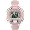 Timex TW5M67700 Triathlon Classic, Orologio unisex da 34 mm, con cinturino in poliuretano rosa, quadrante digitale e cassa grigia