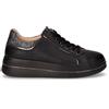 VALLEVERDE Sneaker Con Platform In Ecopelle Nero - Donna - Nero