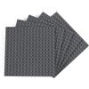 Lego 5 x Plate 16 x 16 Dark Bluish Gray