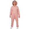 FERRUCCI COMFORT Pigiama Sanitario Felpato Invernale Rosa da Donna, 9078-F, per Incontinenza, Alzheimer, con Cerniera sul Dorso (IT, Testo, L, Regular, Regular, Rosa)